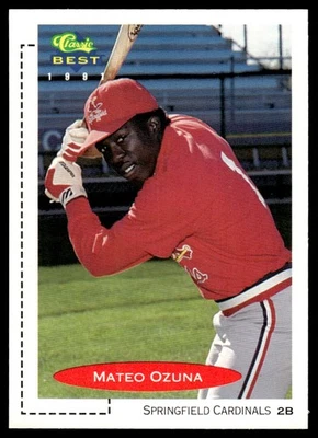 1991 Classic Best Mateo Ozuna Springfield Cardinals #244 - Image 1 of 2