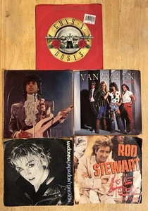 100 Records Prince Guns N Roses Van Halen Madonna U2 Janet Jackson Mellencamp - Picture 1 of 21