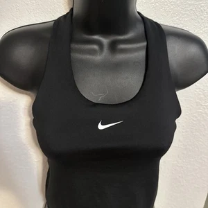 Nike Dri Fit Swoosh Bra, Youth Medium Black Pre own Jim Activewear - Picture 1 of 18