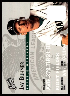 Jay Buhner 1995 Studio #114 Seattle Mariners MLB LEER ENVÍO GRATUITO AutographDen Foto 1 de 2
