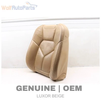 2011-2013 PORSCHE CAYENNE - Front LEFT Upper SEAT Backrest Cushion (Leather) - Image 1 of 4