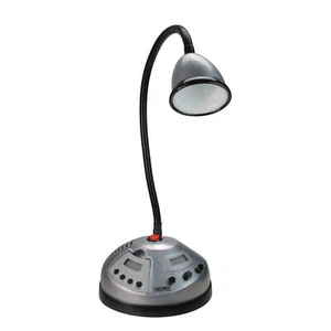Pool Central Deluxe Silver Summer Outdoor Grill Light Digital Timer and Radio - Picture 1 of 3