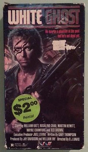 william katt WHITE GHOST rosalind chao VHS VIDEOTAPE - Imagen 1 de 1