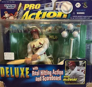 1998 Mark McGwire Pro Action Starting Lineup Action Figure NEW SEALED Hasbro! - Picture 1 of 2