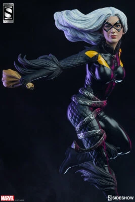 SIDESHOW EXCLUSIVO GATO NEGRO FELICIA RESISTENTE FORMATO PREMIUM ESTATUA 84/350EX Foto 1 de 4