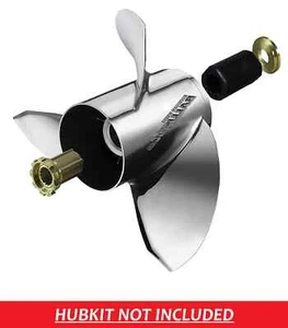 Left Hand Ballistic 14 3/8 x 21 937521 Stainless Propeller For Yamaha Sterndrive - Picture 1 of 1