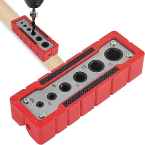 Drill Guide for Carpentry, 2/4/6/8/10/12mm Drill Block Accessories, Professional - Picture 1 of 7