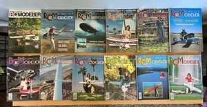Lot of 12 Vintage 1970's RC Modeler Hobby Radio Control Enthusiast Magazines - Picture 1 of 2