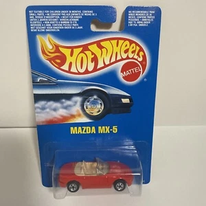 Hot Wheels MAZDA MX-5 MIATA - 1991 BLUE CARD International No # (US #116) 5664 - Picture 1 of 5