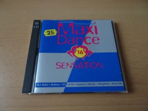 Doppel CD Maxi Dance Sensation 16: Whigfield E-rotic Rednex Technotronic Mo-Do - Picture 1 of 1