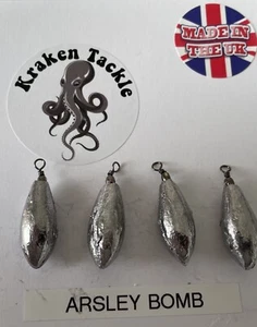 ESTUARY SINKERS ARSLEY BOMBS 18g SALMON AND SEA TROUT, BASS LEDGERS - Picture 1 of 2