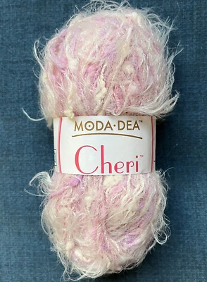 Moda Dea CHERI Yarn PINK #9762 Nylon Fluffy Fun Fur Made In Turkey - Image 1 of 4