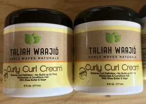 2-Taliah Waajid Curls, Waves & Naturals Curly Curl Cream, 6 oz - Picture 1 of 4