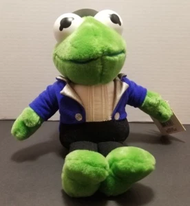 Vintage 1988 Muppet Babys Baby Kermit Ringmaster mit Etikett 12 Zoll Plüsch Muppets Rarität - Bild 1 von 12