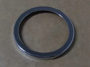 Triumph Tiger Cub MISSPBEZ 2 1/2" Black Faced Speedometer Chrome Bezel ' - Picture 1 of 3