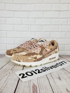 Nike Air Max 90 'Desert Camo' Pink-Sail Brown DX2313-200 Womens Size 11 NEW - Picture 1 of 9