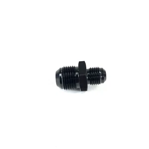 -6AN Male to 8AN Male Straight Flare Swivel Aluminum Fitting Adapter Black - Picture 1 of 12