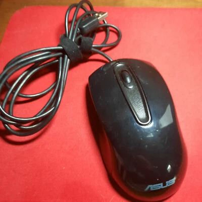 ASUS Wired USB Optical Mouse 3 Buttons Model MOBTUO lightly used. - Image 1 of 3