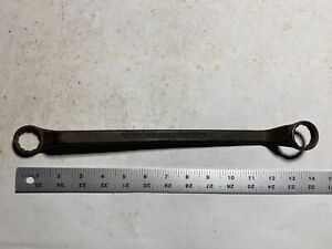 Vintage Lectrolite 15/16" & 1" Double Box End Wrench Hand Tool Offset Tru Fit
