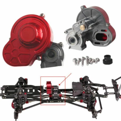 Transmission Center Gearbox With Gear For 1:10 Axial SCX10 II 90046 90047 RC4WD - Image 1 of 4