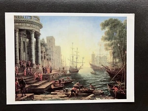 Claude Seaport with the embarcation of Saint Ursula National Gallery Card 1161 - Picture 1 of 1