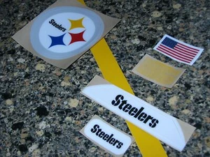 Juego de calcomanías de casco de fútbol PITTSBURGH STEELERS TAMAÑO COMPLETO 3M 20 MIL - Imagen 1 de 5
