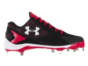 UNDER ARMOUR UA Mens 14D CHARGED LOW RISE BASEBALL SOFTBALL STEEL CLEATS SIZE 14 - Picture 1 of 9
