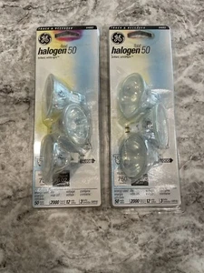 GE Bulb 50w MR16 GU5.3 12v Indoor Outdoor Flood 3pk | 2-Year Life | New -2 Packs - Picture 1 of 3