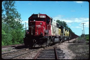 Original Rail Slide - SOO Soo Line 6010+ Oconto WI 6-4-1991 - Picture 1 of 1