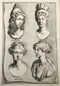 1676 Biber,Kybele,Fedora,Agrippina,Franck nach Sandrart,Foliogravur,  - Bild 1 von 2