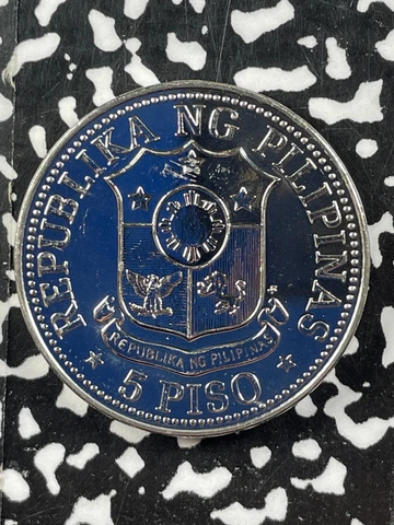 1978 Philippines 5 Piso Lot#M2248 Proof! Cover