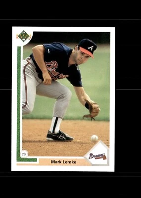 1991 Upper Deck - Mark Lemke #419 - Image 1 of 2