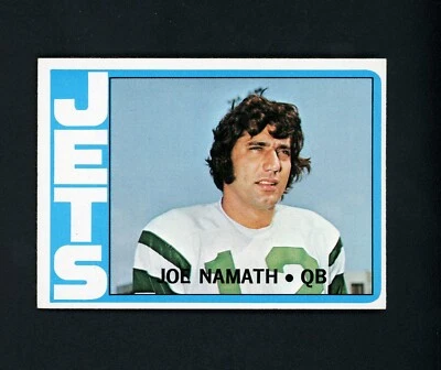 Joe Namath 1972 Topps (HOF) NY Jets #100 casi nuevo Foto 1 de 2