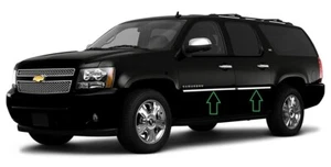 Chrome Door Side Belt Molding Moulding Body Trim for Chevy Suburban 2007-2013 - Imagen 1 de 2
