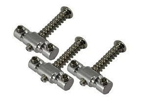 Compensated Telecaster Saddle - Aluminum - 1/4" Offset barrel - Set of 3 - Picture 1 of 4