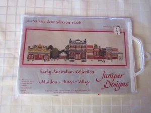 Maldon historic village cross stitch, Like new and unused - Picture 1 of 5