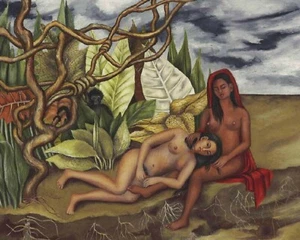Impresión o lienzo - Dos mujeres en un bosque, 1939 por Frida Kahlo - Imagen 1 de 1