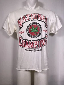 Ohio State Buckeyes 1960 National Champs '47 Vintage Tubular T-Shirt Men's LARGE - Picture 1 of 9