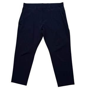 Fabletics The Only Pants Mens Size 40x32 (Fits 40x30) Classic Fit Navy Blue - Picture 1 of 5