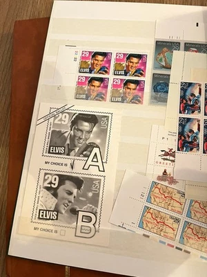 BEAUTIFUL & INTERESTING STAMP COLLECTION ELVIS PRESLEY, NATIVE AMERICAN LOT - Image 1 of 4
