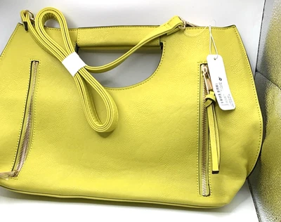 Encantador Monedero Charlie Imitación Cuero Mostaza Acentos Dorado TOTALMENTE NUEVO CON ETIQUETAS Foto 1 de 4