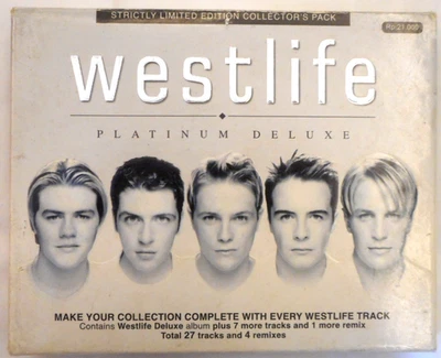 WESTLIFE Platinum Deluxe Double Cassette BOX SET *INDONESIA ONLY Official Ltd Ed - Image 1 of 4