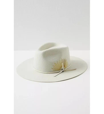 Free People McVie Cashmere Rancher Hat Country Western Cowgirl Cottagecore New - Image 1 of 4