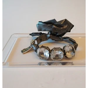 Neiman Marcus Lee Angel Damen Lahm Silber Band Stein Krawattenarmband Neu mit Etikett 158 - Bild 1 von 5