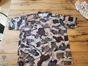 Killik Camouflage Short Sleeve Shirt Men XL Camo Hunting Crewneck Lightweight - Picture 1 of 5