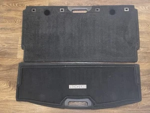 2014-2020 NISSAN ROGUE Trunk Cargo Floor Mat Cover 2 Piece Black OEM - Picture 1 of 11