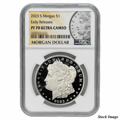 2023S Morgan Silver Dollar $1 Commemorative Early Releases NGC PF 70 UCAM - Image 1 of 3