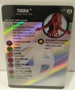 Tigra - L033 Legacy M/NM Card Only Legacy Cards HeroClix - Picture 1 of 1