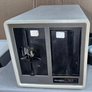 Heathkit Computer Dual Floppy Disk Systems H77A H-77A PARTS or REPAIR - Picture 1 of 6