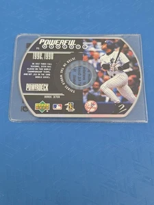 1999 UD PowerDeck Powerful Moments #P5 Derek Jeter BASEBALL Card B7 - Picture 1 of 2